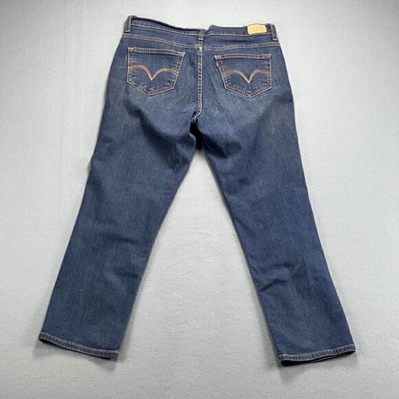 Levi's Jeans Women's 14M 512 Straight Leg Stretch Denim Perfectly Slimming - Picture 2 of 7